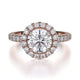 MICHAEL M Engagement Rings 18K Rose Gold Europa R320-1.5 R320-1.5RG