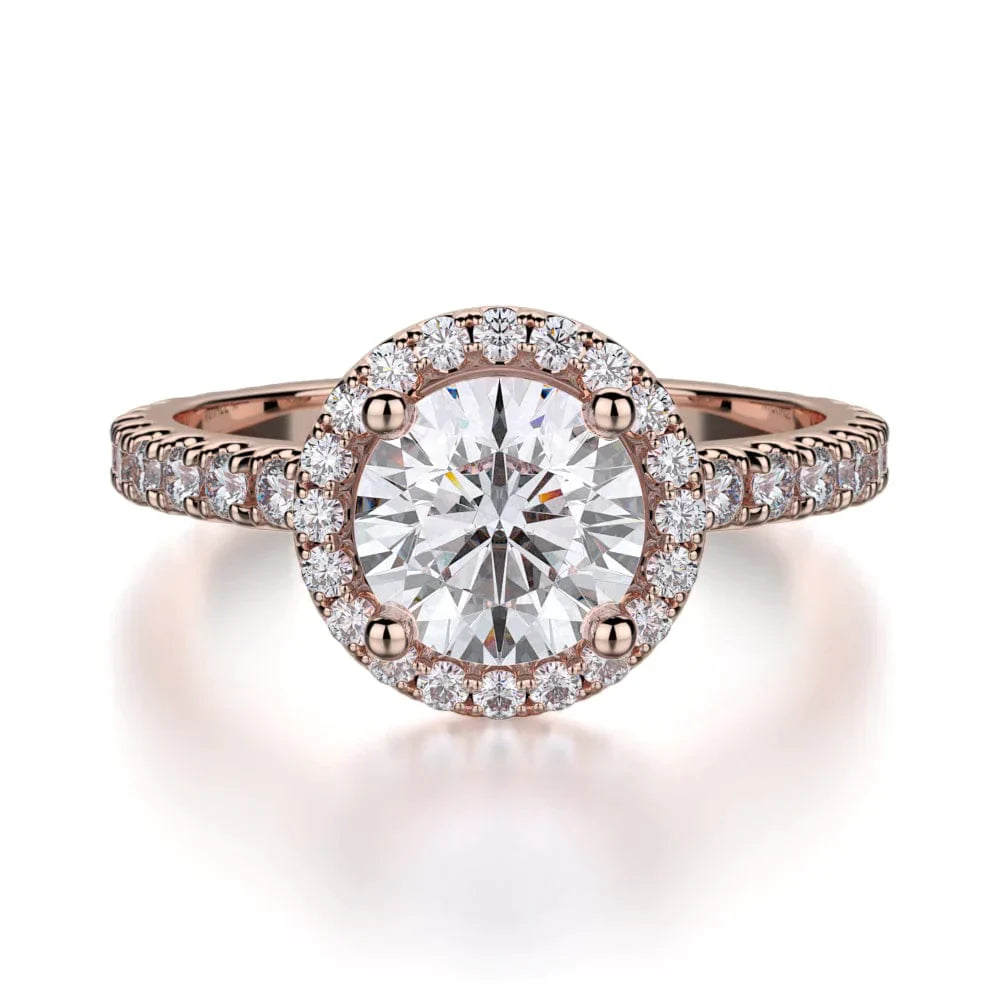 MICHAEL M Engagement Rings 18K Rose Gold Europa R320S-1 R320S-1RG