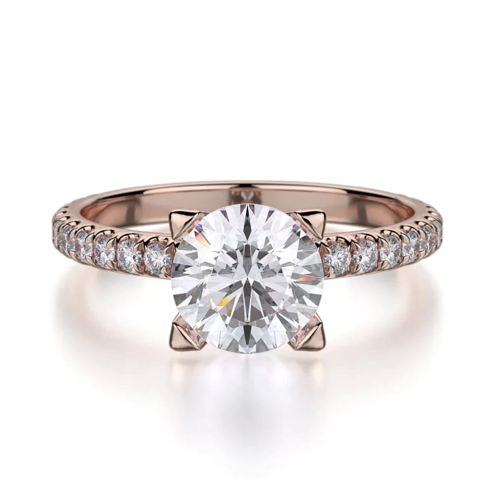 MICHAEL M Engagement Rings 18K Rose Gold Europa R371-1 R371-1RG
