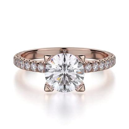 MICHAEL M Engagement Rings 18K Rose Gold Europa R371-1 R371-1RG