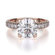 MICHAEL M Engagement Rings 18K Rose Gold Europa R371L-3 R371L-3RG