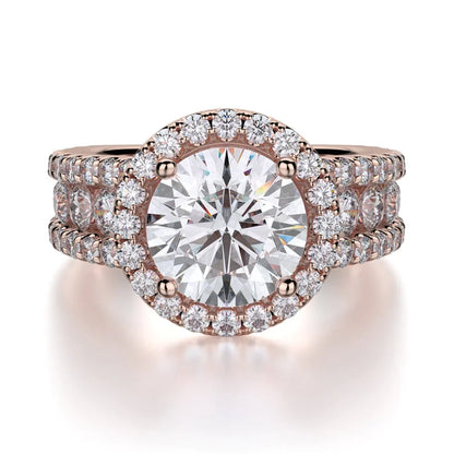 MICHAEL M Engagement Rings 18K Rose Gold Europa R396-2 R396-2RG