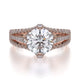 MICHAEL M Engagement Rings 18K Rose Gold Europa R439-2 R439-2RG
