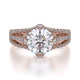 MICHAEL M Engagement Rings 18K Rose Gold Europa R439-2 R439-2RG