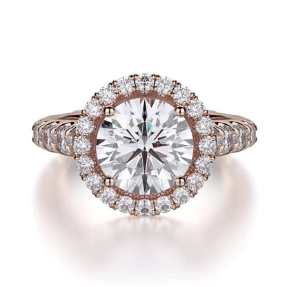 MICHAEL M Engagement Rings 18K Rose Gold Europa R440L-2 R440L-2RG