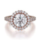 MICHAEL M Engagement Rings 18K Rose Gold Europa R440L-2 R440L-2RG