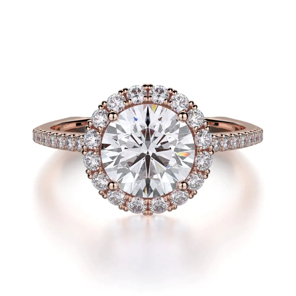 MICHAEL M Engagement Rings 18K Rose Gold Europa R440S-1 R440S-1RG