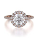 MICHAEL M Engagement Rings 18K Rose Gold Europa R440S-1 R440S-1RG
