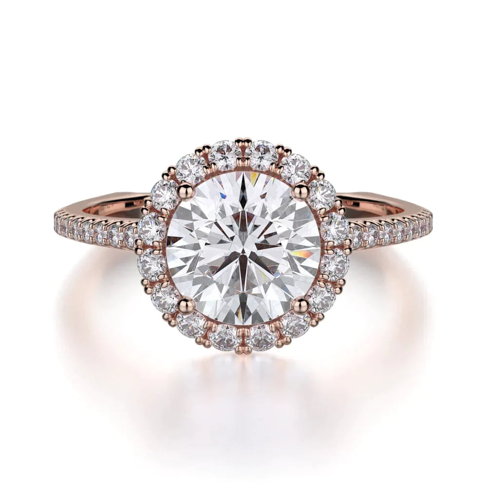 MICHAEL M Engagement Rings 18K Rose Gold Europa R440S-1 R440S-1RG