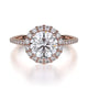 MICHAEL M Engagement Rings 18K Rose Gold Europa R440S-1 R440S-1RG