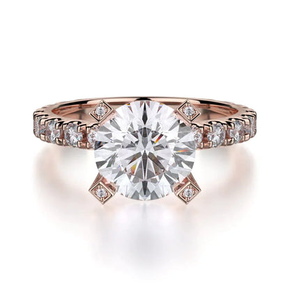 MICHAEL M Engagement Rings 18K Rose Gold Europa R442-2 R442-2RG