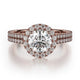 MICHAEL M Engagement Rings 18K Rose Gold Europa R456-1 R456-1RG