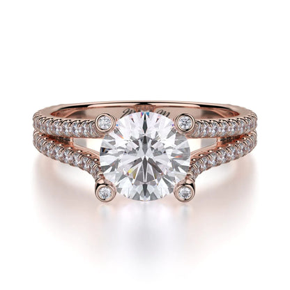 MICHAEL M Engagement Rings 18K Rose Gold Europa R487-1 R487-1RG
