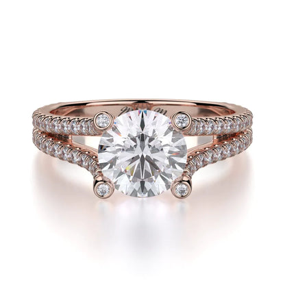 MICHAEL M Engagement Rings 18K Rose Gold Europa R487-1 R487-1RG