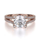 MICHAEL M Engagement Rings 18K Rose Gold Europa R487-1 R487-1RG