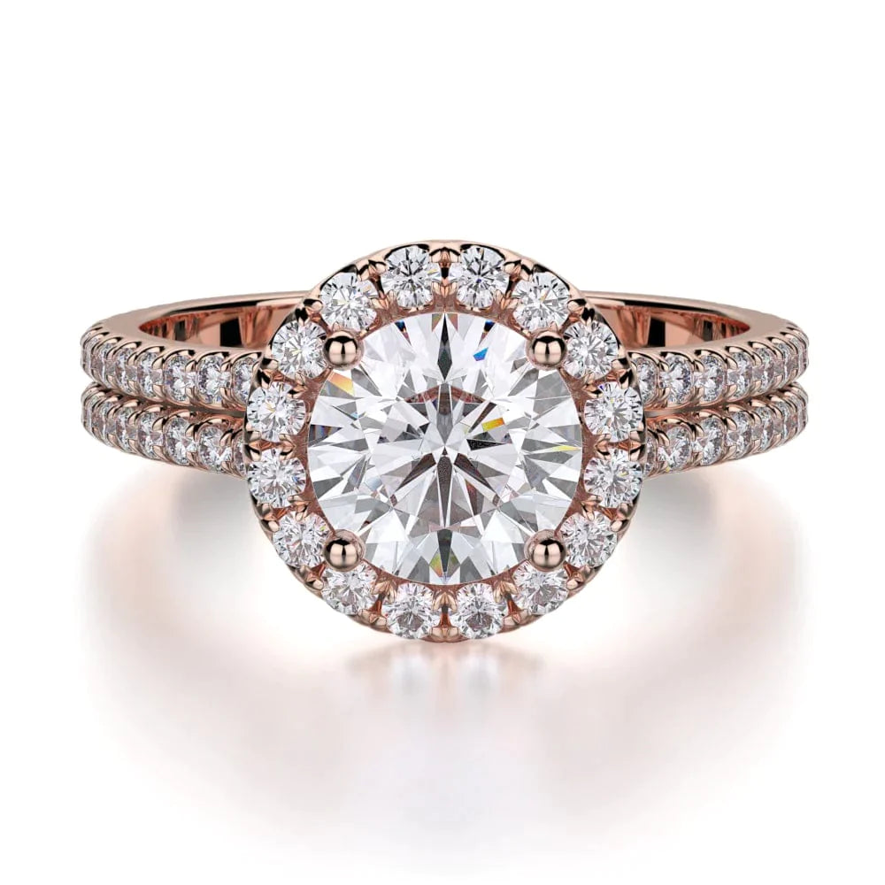 MICHAEL M Engagement Rings 18K Rose Gold Europa R490-1 R490-1RG