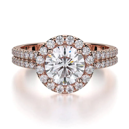 MICHAEL M Engagement Rings 18K Rose Gold Europa R490-1 R490-1RG