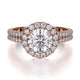 MICHAEL M Engagement Rings 18K Rose Gold Europa R490-1 R490-1RG