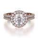 MICHAEL M Engagement Rings 18K Rose Gold Europa R490-1 R490-1RG