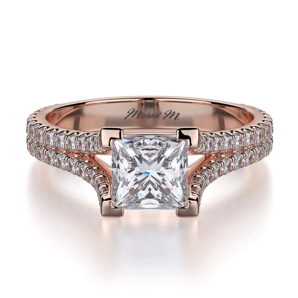 MICHAEL M Engagement Rings 18K Rose Gold Europa R492-1 R492-1RG