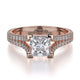 MICHAEL M Engagement Rings 18K Rose Gold Europa R492-1 R492-1RG