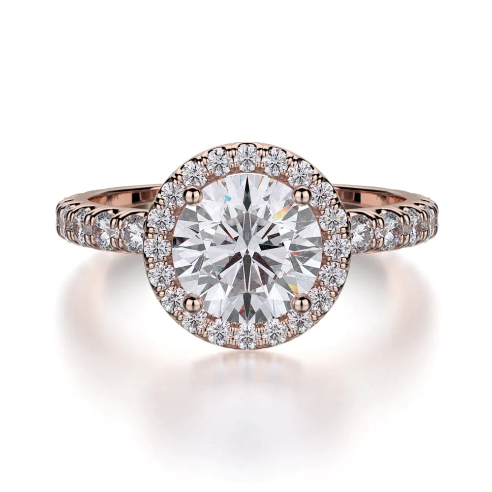MICHAEL M Engagement Rings 18K Rose Gold Europa R494-1 R494-1RG