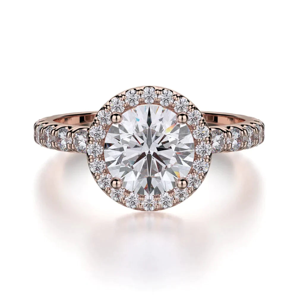 MICHAEL M Engagement Rings 18K Rose Gold Europa R494-1 R494-1RG