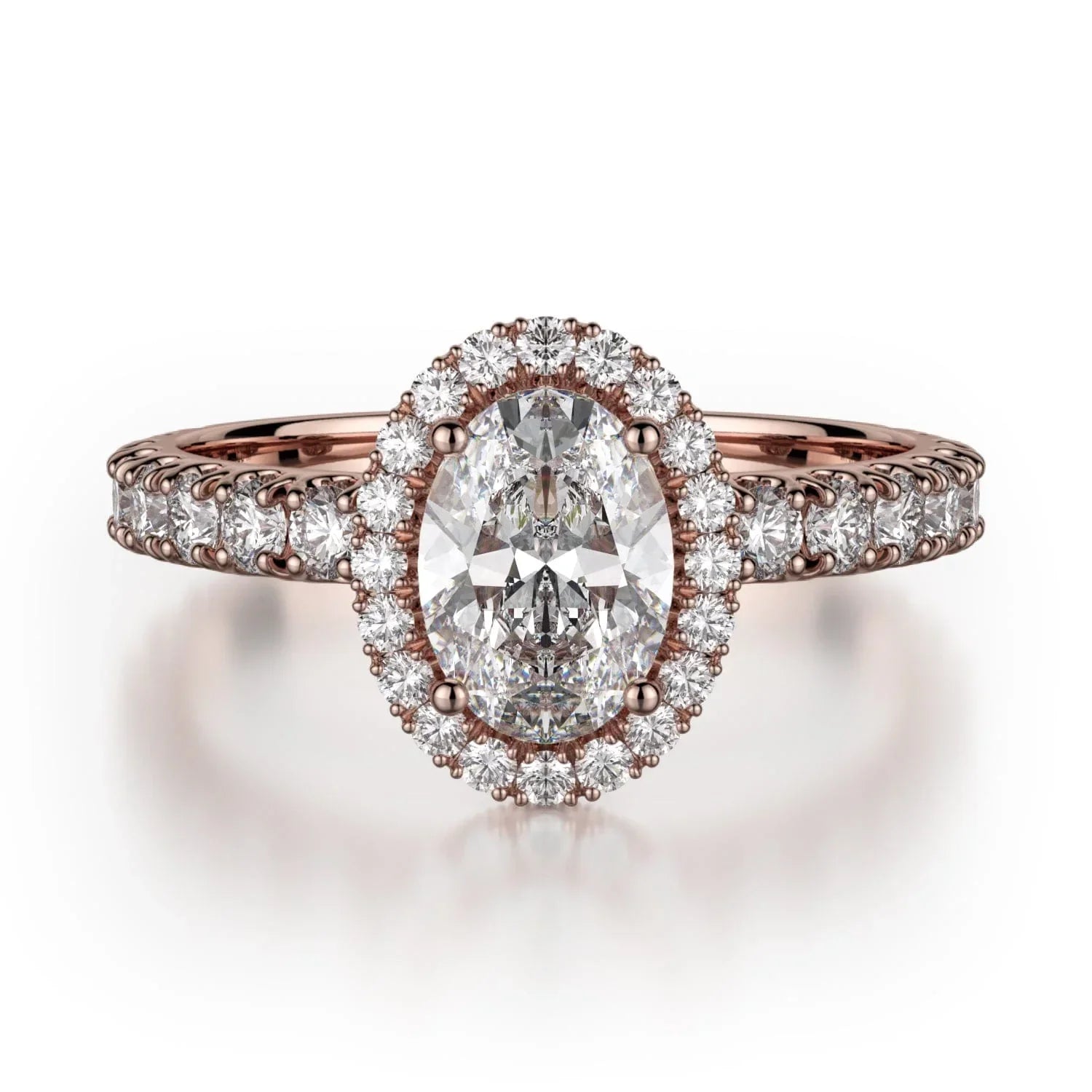 MICHAEL M Engagement Rings 18K Rose Gold Europa R501-1 R501-1RG
