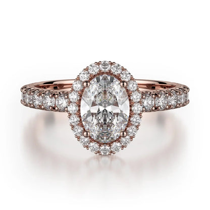 MICHAEL M Engagement Rings 18K Rose Gold Europa R501-1 R501-1RG