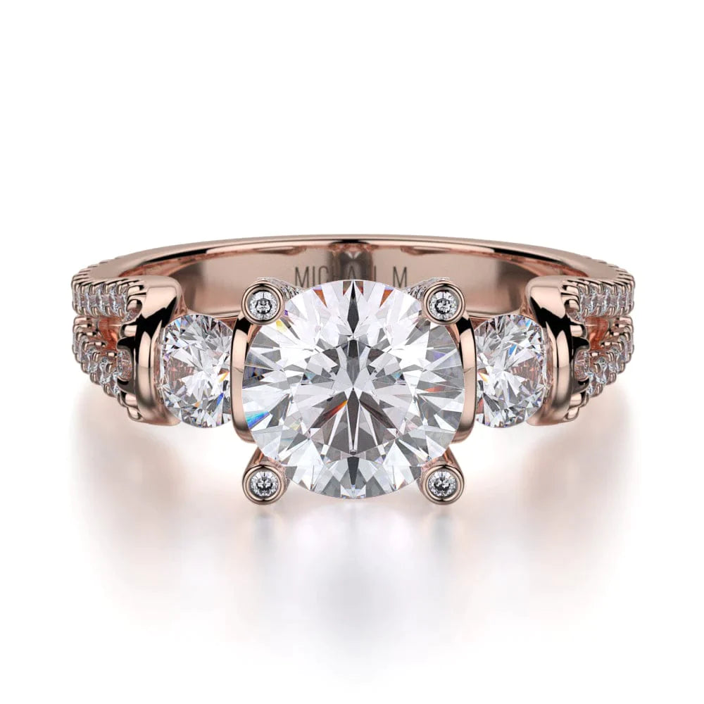 MICHAEL M Engagement Rings 18K Rose Gold Europa R505-1 R505-1RG