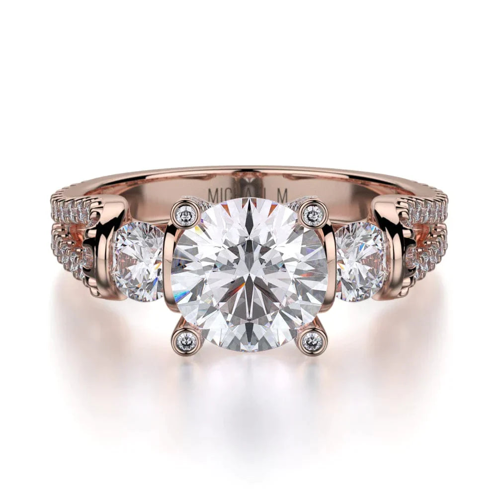 MICHAEL M Engagement Rings 18K Rose Gold Europa R505-1 R505-1RG
