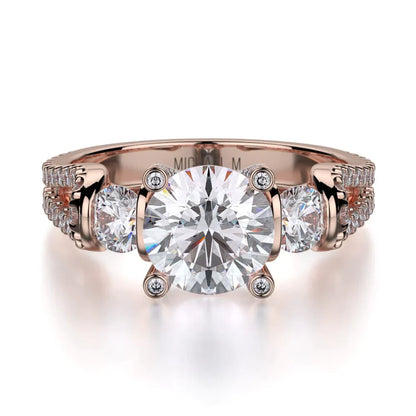 MICHAEL M Engagement Rings 18K Rose Gold Europa R505-1 R505-1RG