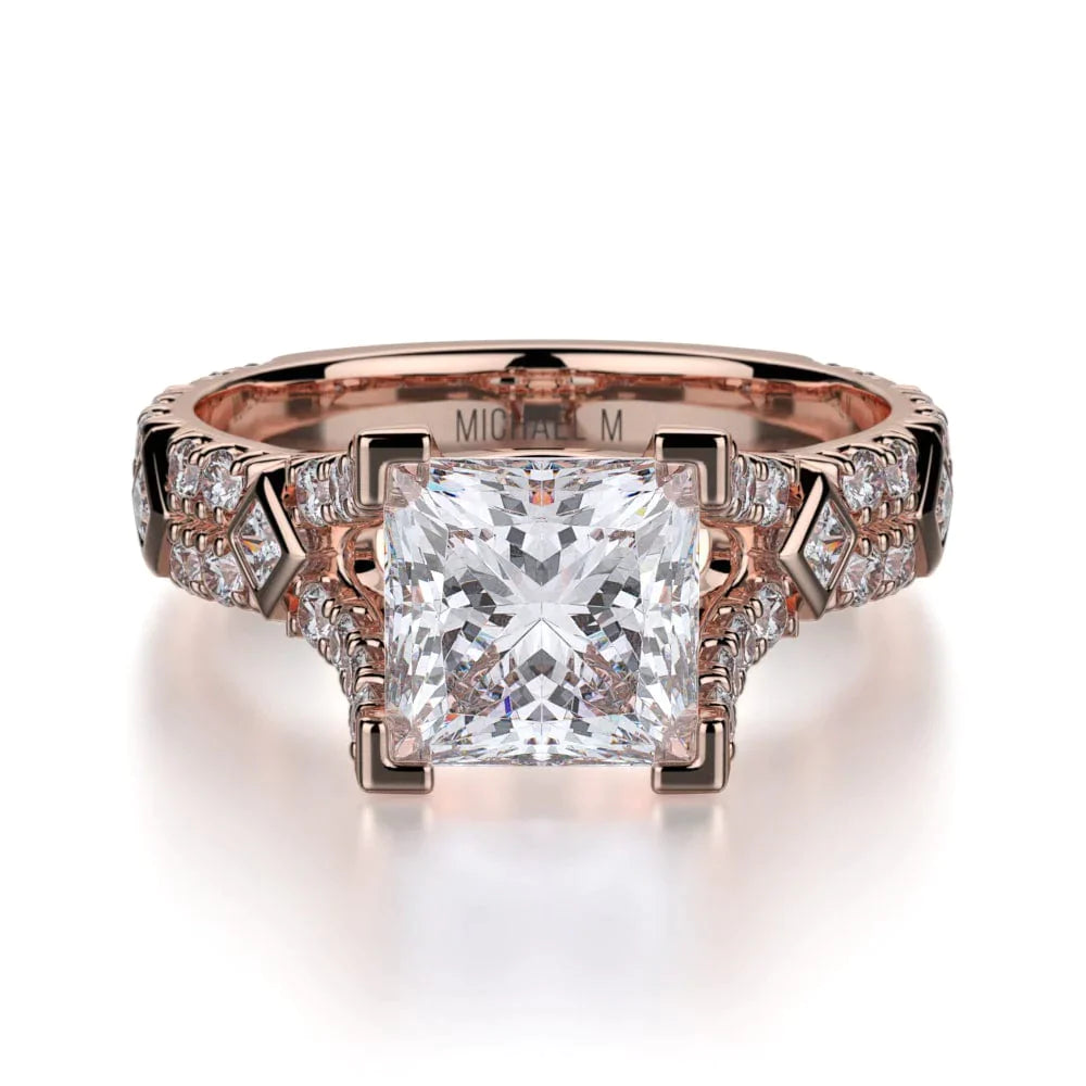 MICHAEL M Engagement Rings 18K Rose Gold Europa R511-1 R511-1RG