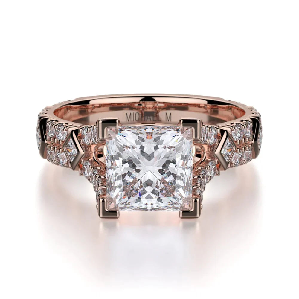 MICHAEL M Engagement Rings 18K Rose Gold Europa R511-1 R511-1RG