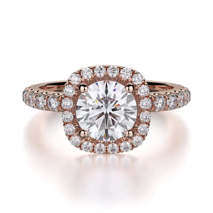 MICHAEL M Engagement Rings 18K Rose Gold Europa R536-1 R536-1RG
