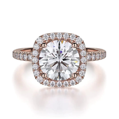 MICHAEL M Engagement Rings 18K Rose Gold Europa R536S-1.5 R536S-1.5RG