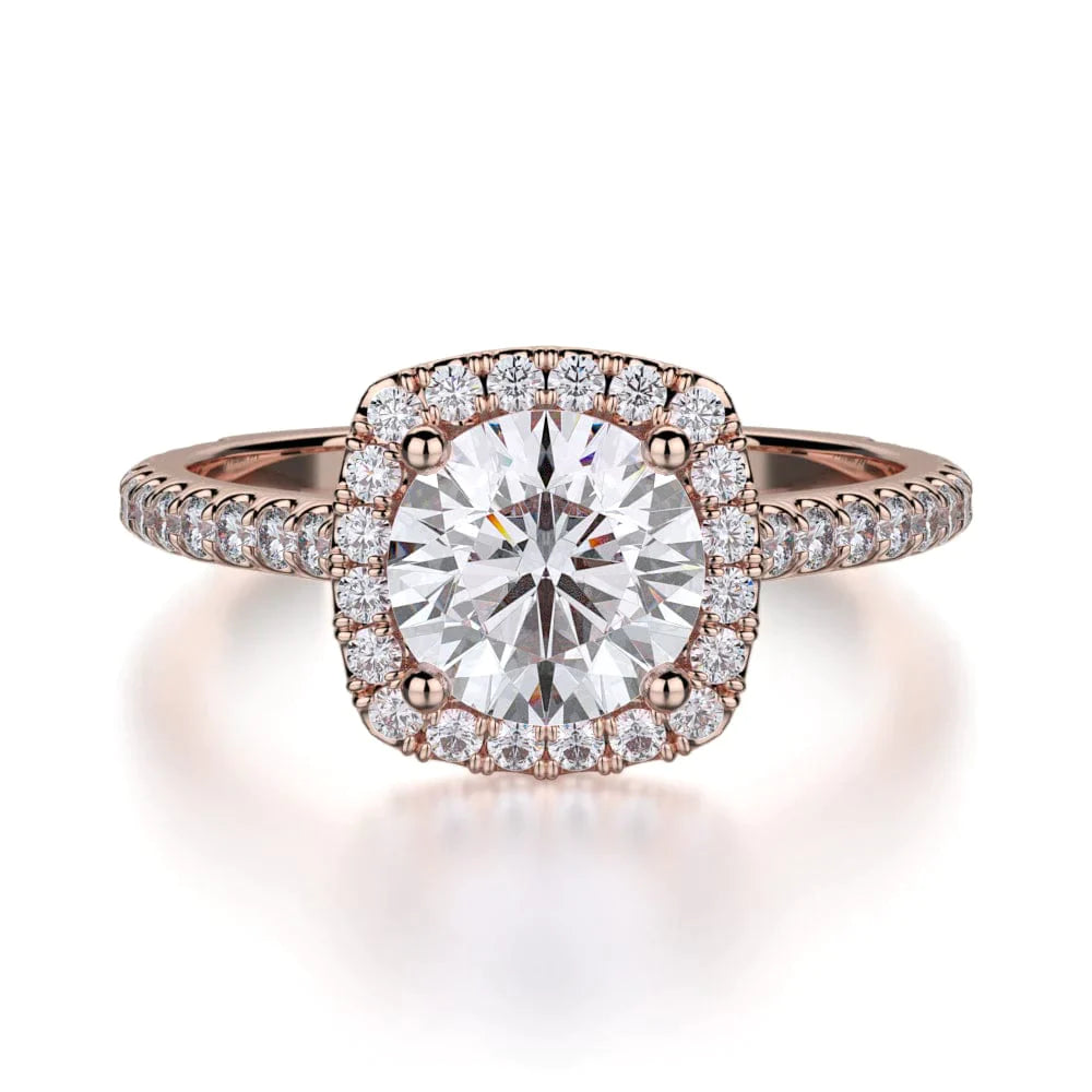 MICHAEL M Engagement Rings 18K Rose Gold Europa R539S-1 R539S-1RG
