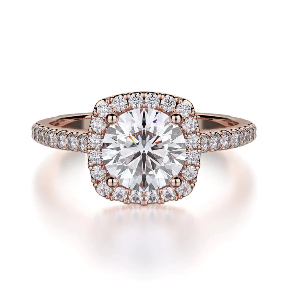 MICHAEL M Engagement Rings 18K Rose Gold Europa R539S-1 R539S-1RG