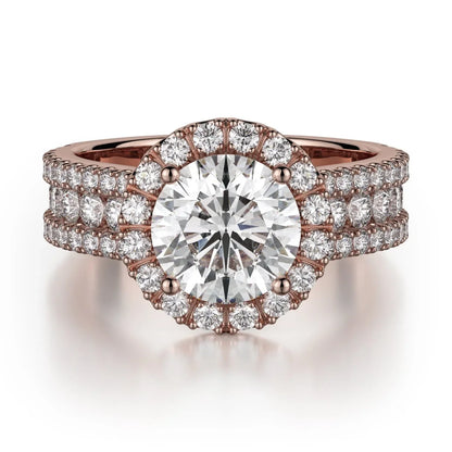 MICHAEL M Engagement Rings 18K Rose Gold Europa R551-1.5 R551-1.5RG