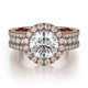 MICHAEL M Engagement Rings 18K Rose Gold Europa R551-1.5 R551-1.5RG