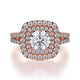 MICHAEL M Engagement Rings 18K Rose Gold Europa R661-1 R661-1RG