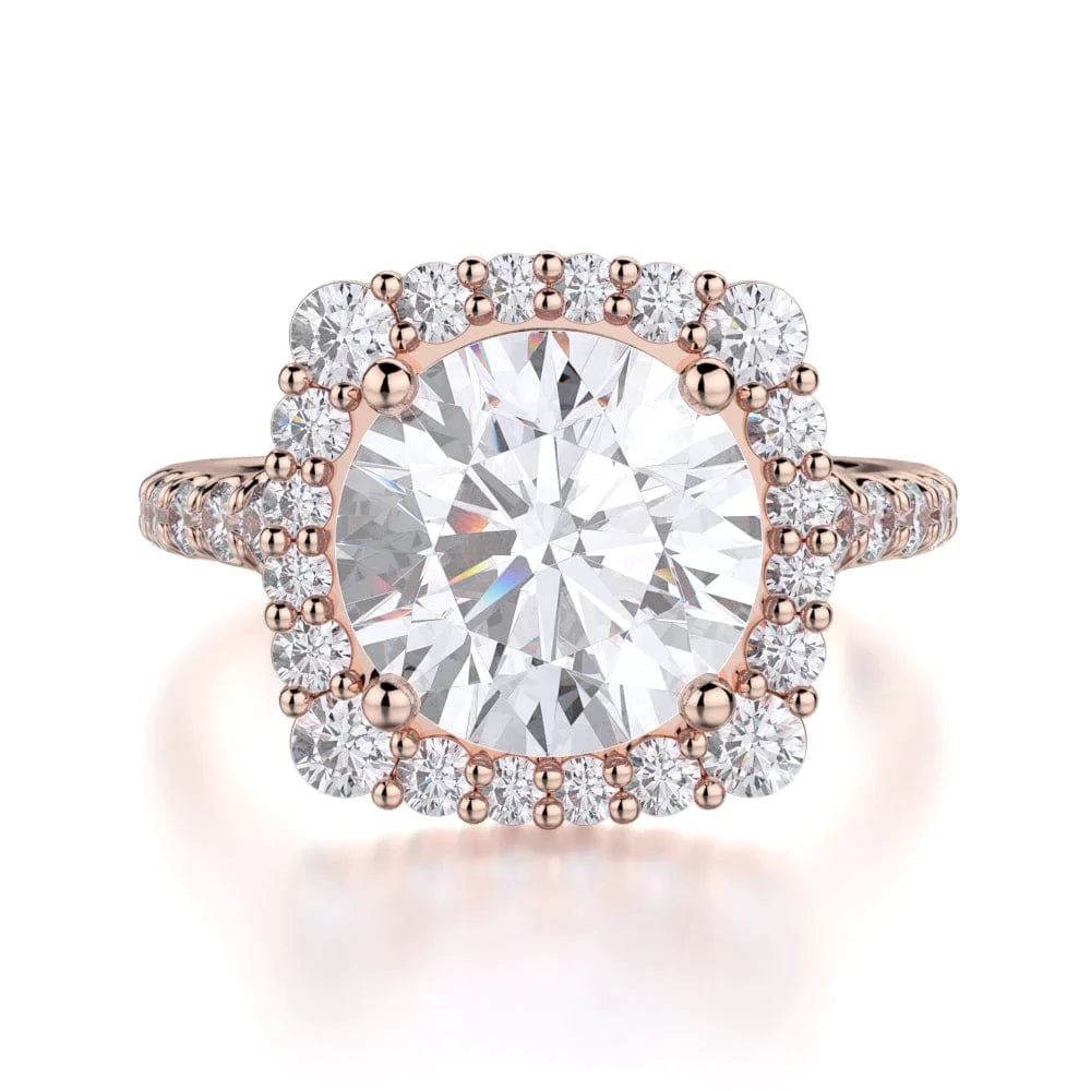 MICHAEL M Engagement Rings 18K Rose Gold Europa R698-2 R698-2RG