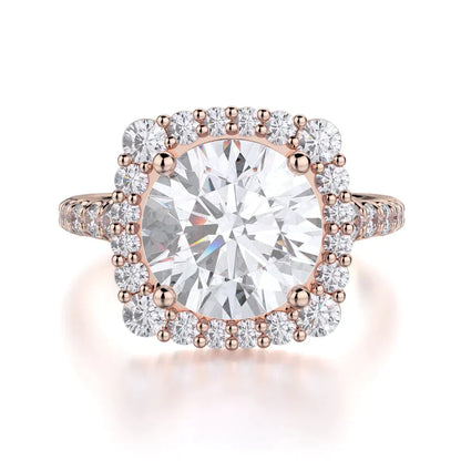MICHAEL M Engagement Rings 18K Rose Gold Europa R698-2 R698-2RG