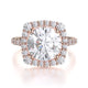 MICHAEL M Engagement Rings 18K Rose Gold Europa R698-2 R698-2RG