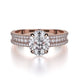 MICHAEL M Engagement Rings 18K Rose Gold Europa R717-2 R717-2RG