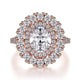 MICHAEL M Engagement Rings 18K Rose Gold Europa R718-2 R718-2RG