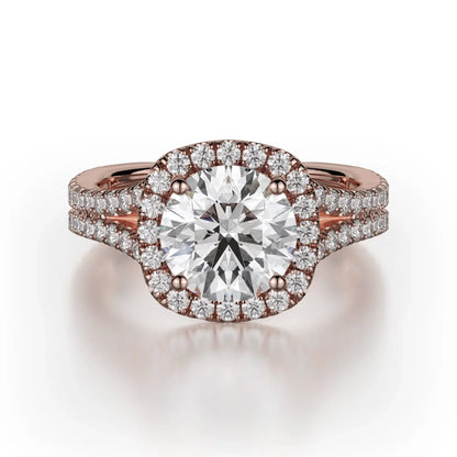 MICHAEL M Engagement Rings 18K Rose Gold Europa R783-2