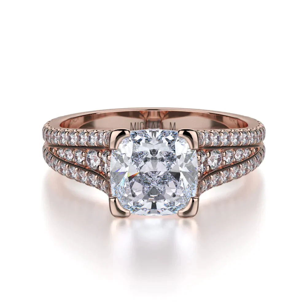 MICHAEL M Engagement Rings 18K Rose Gold Loud R744-2 R744-2RG