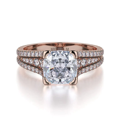 MICHAEL M Engagement Rings 18K Rose Gold Loud R744-2 R744-2RG