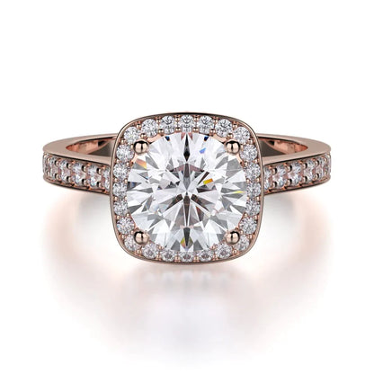 MICHAEL M Engagement Rings 18K Rose Gold Love R353-2 R353-2RG